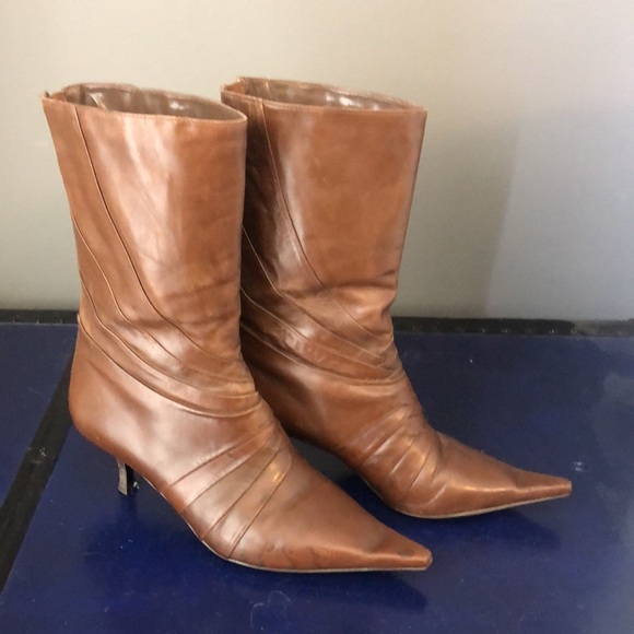 Brown Lui Chiny Ankle Boots - Picture 2 of 4